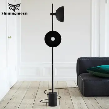 

Nordic Black Iron Floor Lamp Marble Base Standing Lamp Photography Lighting Horn Floor Lamps Art Bedroom Living Room Luminaira