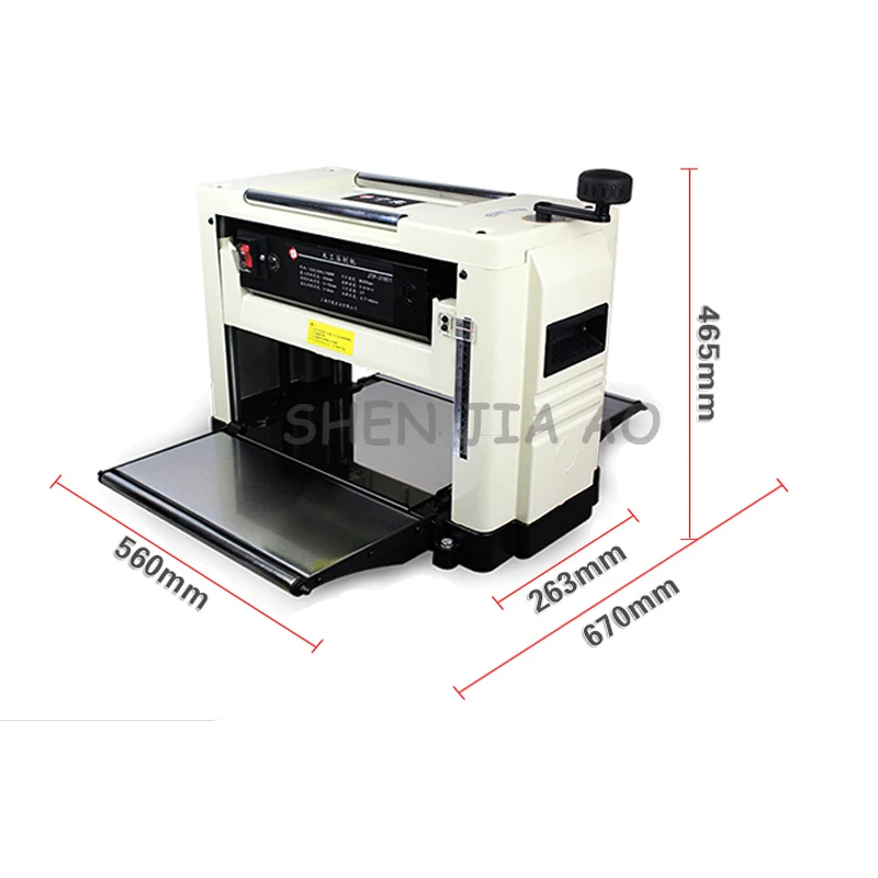 Настольный многоцелевой пресс фуговальный станок JTP-31801 одноповерхностный свет станок, Деревообработка машины толщины строгальный станок 220 В
