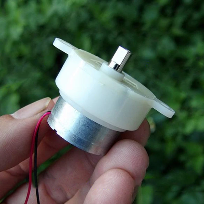 С источником питания от постоянного тока, 6 V-12 V 7,5 об/мин медленно Скорость безгласный Micro 300 Turbo Worm коробка передач, редукторный двигатель Скорость редуктор мотора игрушка «сделай сам» модель робота