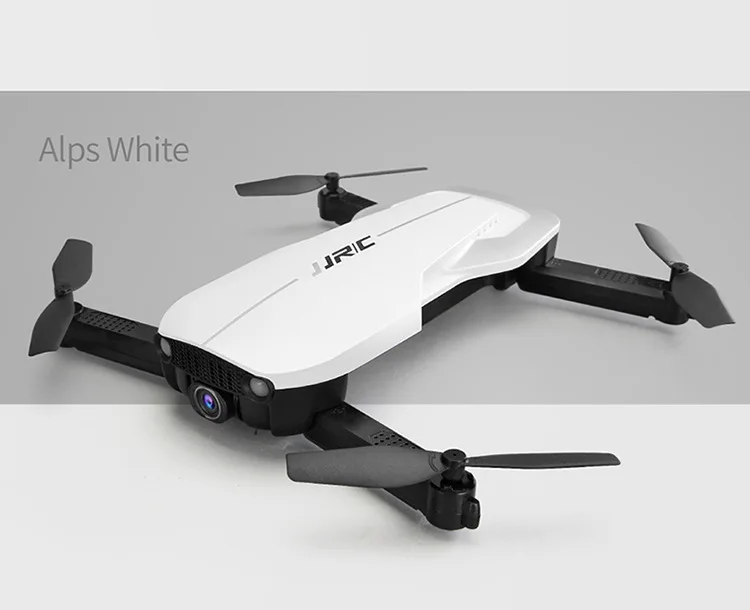 Игрушка-Дрон jjrc H71 1080P wifi FPV складной RC с оптическим потоком позиционирования RTF зарядное устройство для квадрокоптера - Цвет: Белый