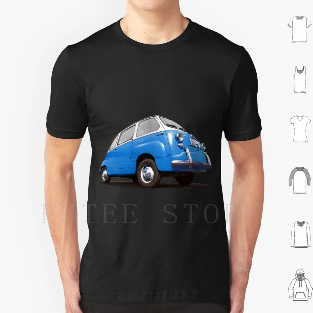 Fiat Multipla Fiat 600 Multipla In Blu T Shirt Stampa Cotone Multipla Abarth 595 Fiat Talento Fiat 127 Fiat Decesimo Fiat