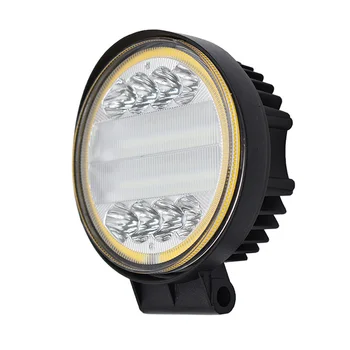 

1PCS ECAHAYAKU 4''Inch Round LED Work Light 72W with DRL Style Waterproof IP68 6000K for ATV SUV Truck Trailer Forklift Car Lamp