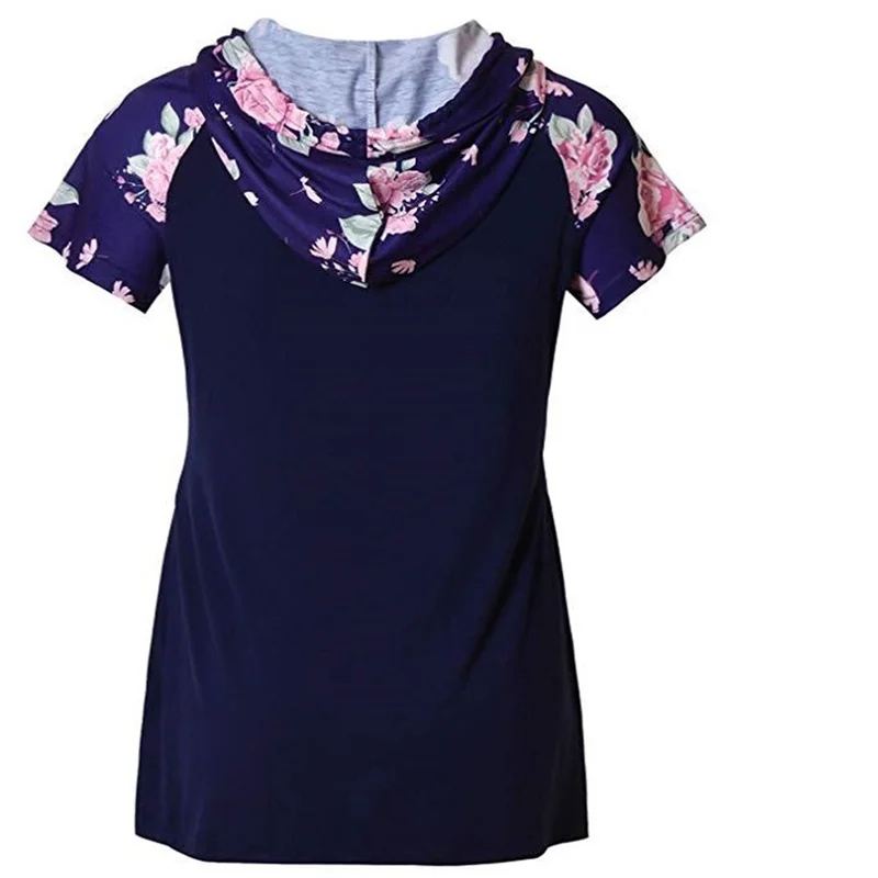 Maternity wear T-shirt autumn and winter short-sleeved hat breast-feeding dress breast feeding dress robe de grossese del luna