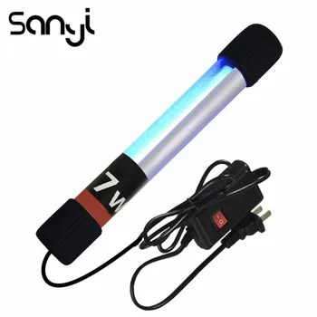 

5W Handheld UV Sterilizer EU/US Plug UV Ultraviolet Disinfection Light Household UV+Ozone Light Portable UV Germicidal Lamp