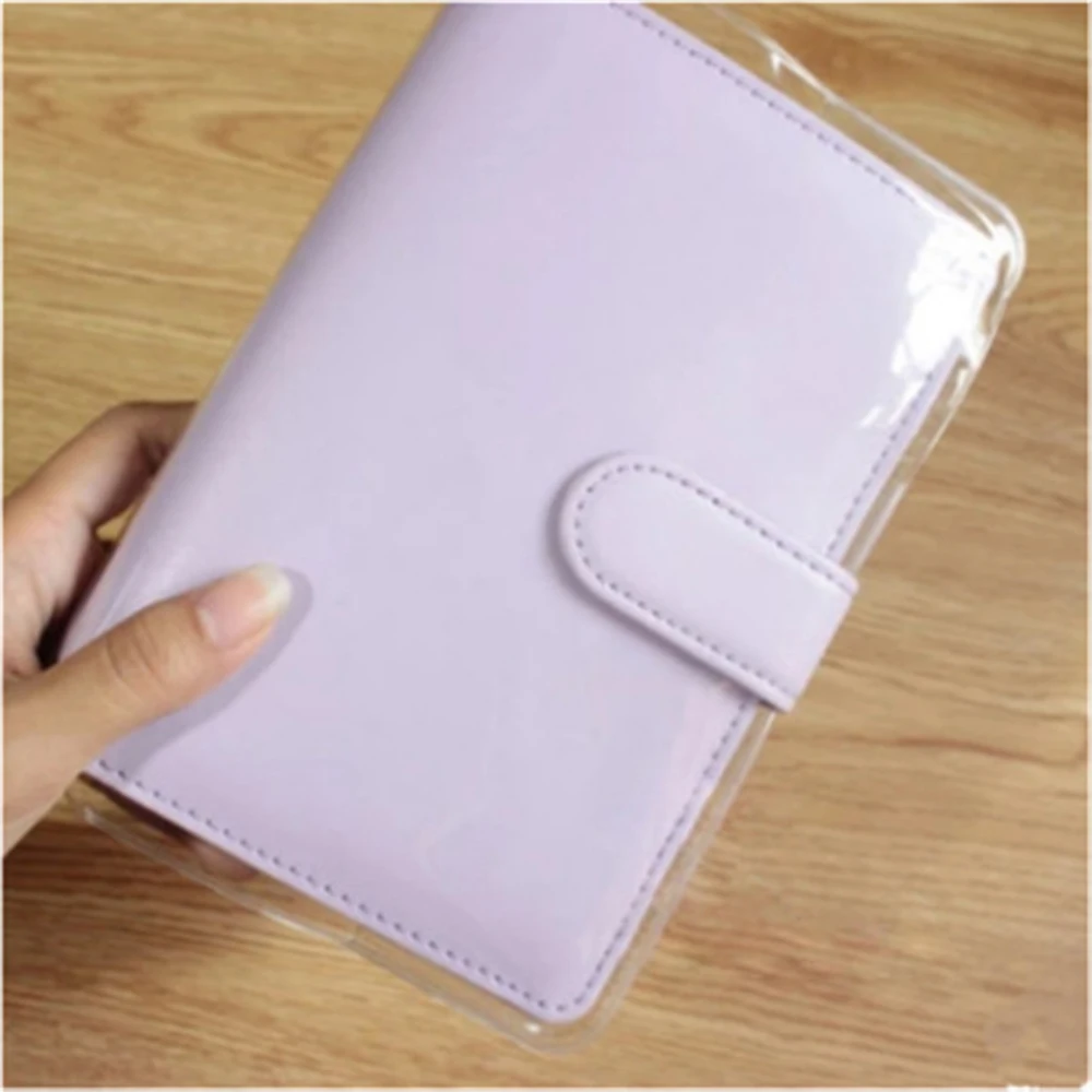 A5/A6 Clear PVC Cover for Macaron Book Jacket Leather Cover Notebook Protective Case Film A5/A6 Clear PVC Cover for Macaron Book Jacket Leather Cover Notebook Protective Case Film