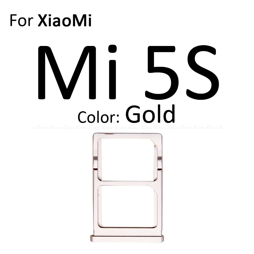 Sim Card Socket Slot Tray Reader Holder Connector Micro SD Adapter Container For XiaoMi Mi 6 5 5S Plus Replacement Parts