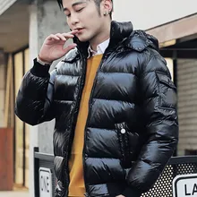 Зимняя мужская куртка, пуховик на утином пуху, мужская одежда, повседневные спортивные куртки, теплая парка, мужское пальто размера плюс, Erkek mon Y9902