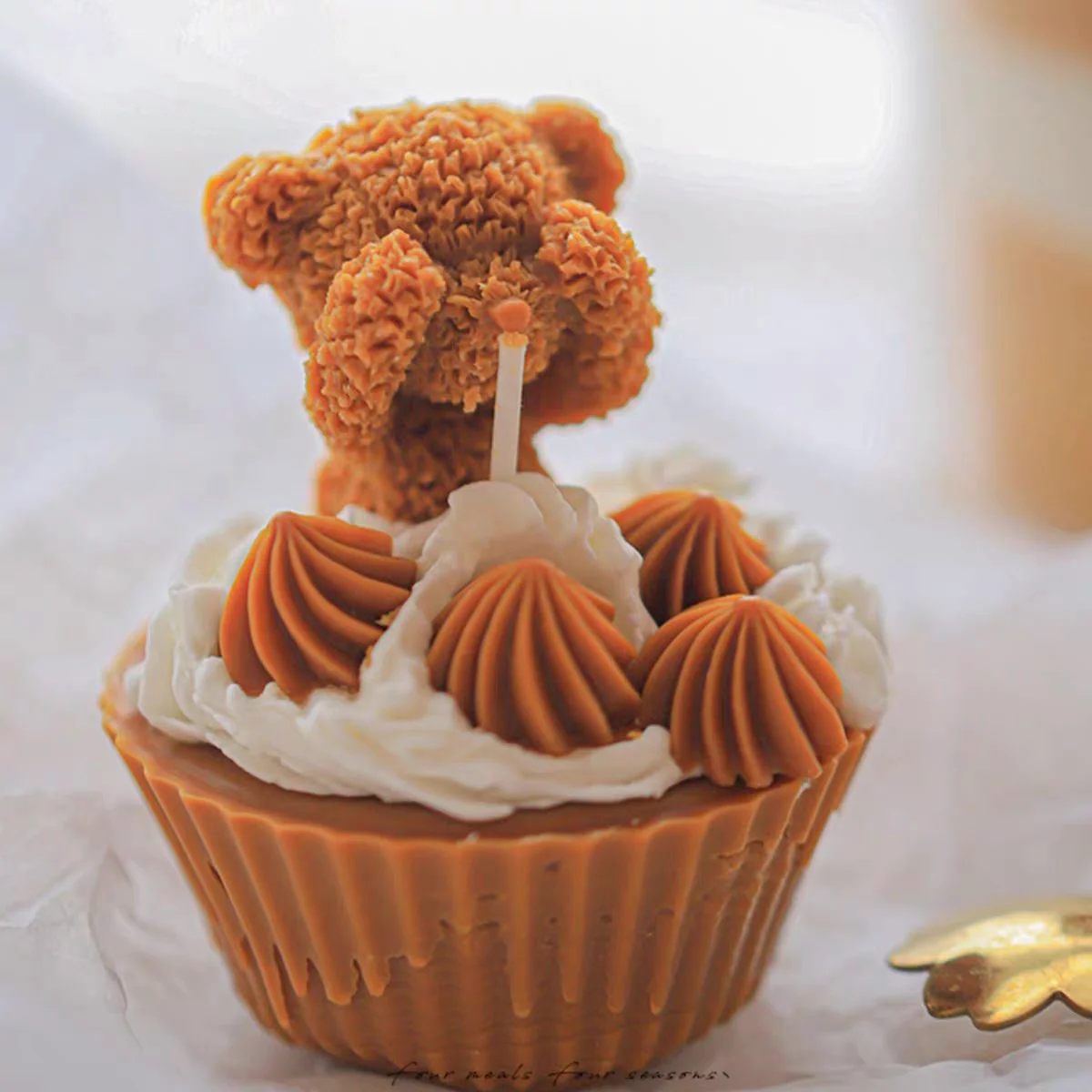 2D мультфильм силиконовая форма Медведь для изготовление мыла свеч DIY Искусство