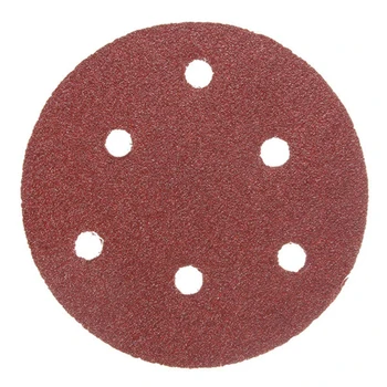 

50pcs 125mm Sandpaper 8 Hole Hook Loop Sanding Paper Sand Pads Set Sander Disc Abrasives For Polish Machine