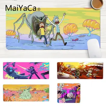 

MaiYaCa New Printed Rick and Morty Unique Desktop Pad Game Mousepad Large Lockedge Mouse pad PC Computer mat Gaming Mouse Pad