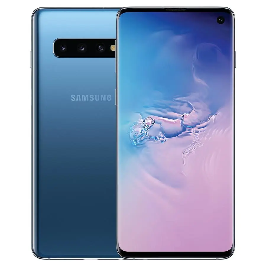 Мобильный телефон samsung Galaxy S10 G973U версия Snapdragon 855 6," 8 ГБ ОЗУ 128 Гб ПЗУ 4 камеры 4G LTE смартфон