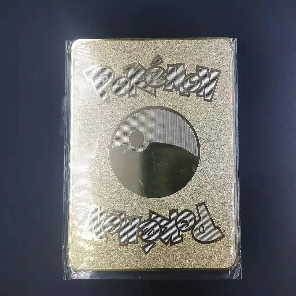 10000ps arceus vmax pokemon cartões de metal espanhol pikachu charizard  vstar dourado limitado crianças presente jogo coleção cartões