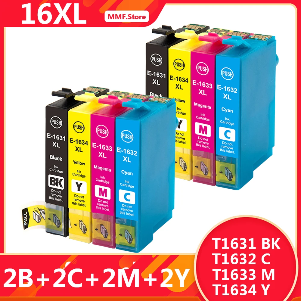 

Картриджи чернильные совместимые с Epson 16, 16XL, 16, XL, WF2750, WF2760, WF2660, WF2650, WF2630, WF2540, WF2530, WF2520, WF2510
