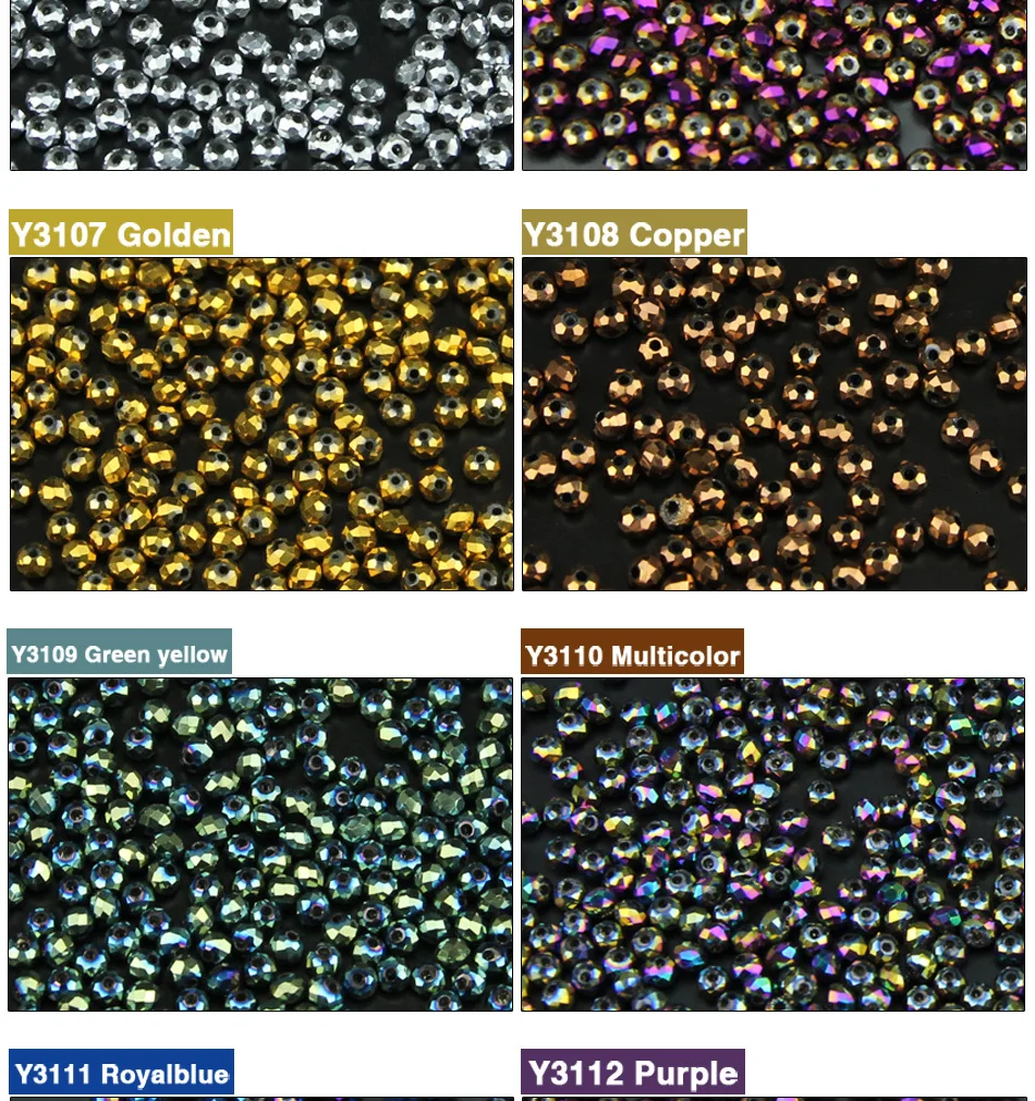 JHNBY, 3 мм, 200 шт, плоские круглые бусины с австрийскими кристаллами, цветные шарики, поставка браслетов и ожерелий, изготовление ювелирных изделий своими руками