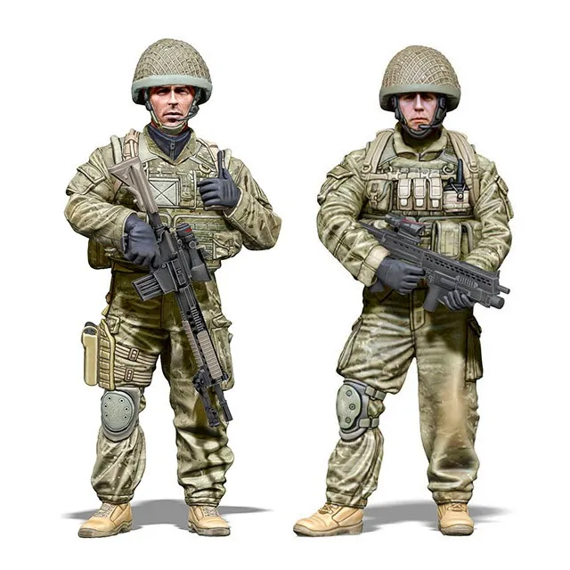 1/35 Resin Model Building Kit Figure British Royal Commando 2 figures | Игрушки и хобби