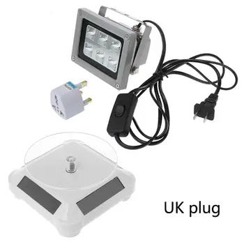 

60W 60W UV Resin Solidify Photosensitive Curing Light Solar Powered Rotary Display Stand Turntable Kit for SLA DLP 3D Printer