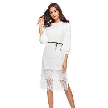 

Autumn Suit-dress Lace Leisure Time Long Sleeve Dress21323121