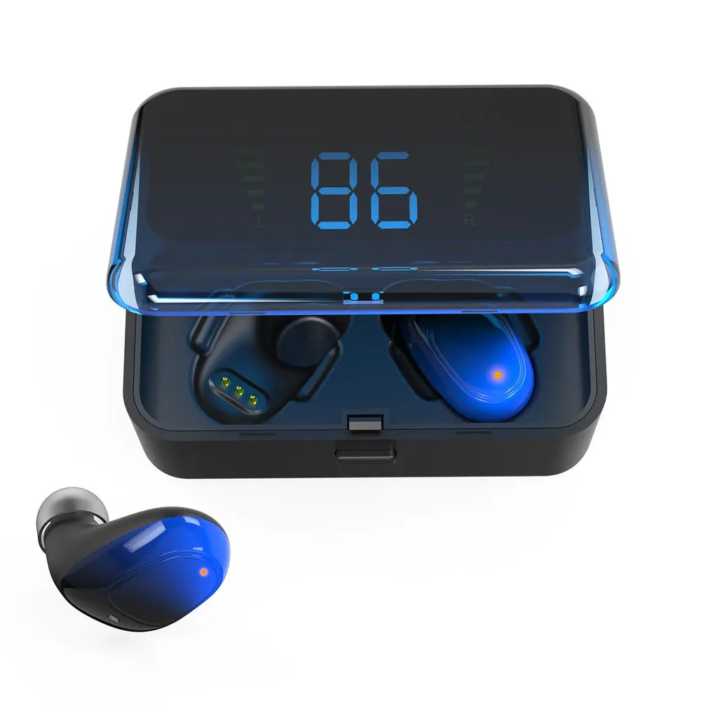 ONLENY TWS Bluetooth наушники V5.0 Touch беспроводные наушники 9D стерео спортивная водонепроницаемая гарнитура громкой связи с Мощный светодиодный дисплей