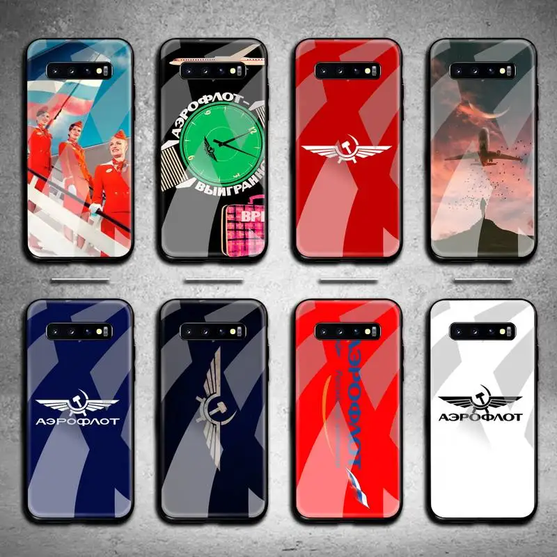 Чехол для телефона с логотипом Aeroflot закаленное стекло Samsung S20 Plus S7 S8 S9 S10 Note 8 9 10 |
