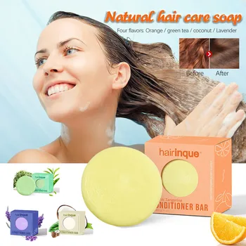 

natural hair soap Hair Shampoo Bar - Natural Organic Conditioner and Repair Essence Vitamin C nourishes and nourishes hair