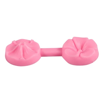 

Cake Mold / Silicone Cooking Mold with 2 cavities in Flower Shape (Random Color)