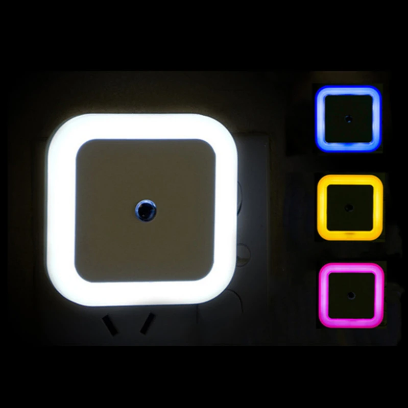 

Wireless Sensor LED Night Light US Plug Mini Square Night Lights For Baby Room Bedroom Corridor Lamp Creative children's gifts