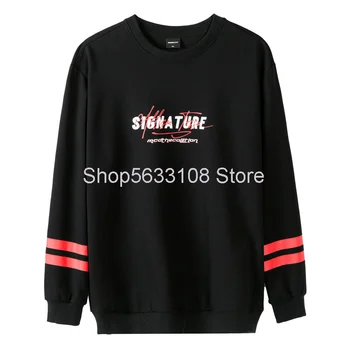 

2020 Autumn Long Sleeve Round Neck Pullover Sweater Male Loose Plus Fat Plus Size None Cap Top Fat Man Clothes