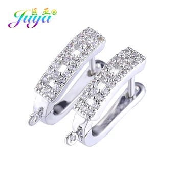 

Juya DIY Earrings Jewelry Making Accessories Fastener Earwire Earring Hooks & Clasps For Fashion Pearls Earring Making Material