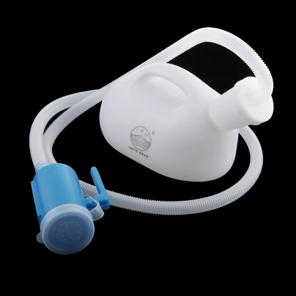 2000ml Plastic Male Bed  Potty Pee Bottle Pee Collector With 160cm Tube Portable Pee Urine Bottle Toilet Supply For Outdoor 4