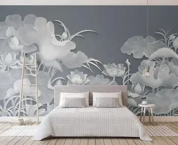 

[Self-Adhesive] 3D Lotus 9568 Wall Paper mural Wall Print Decal Wall Murals