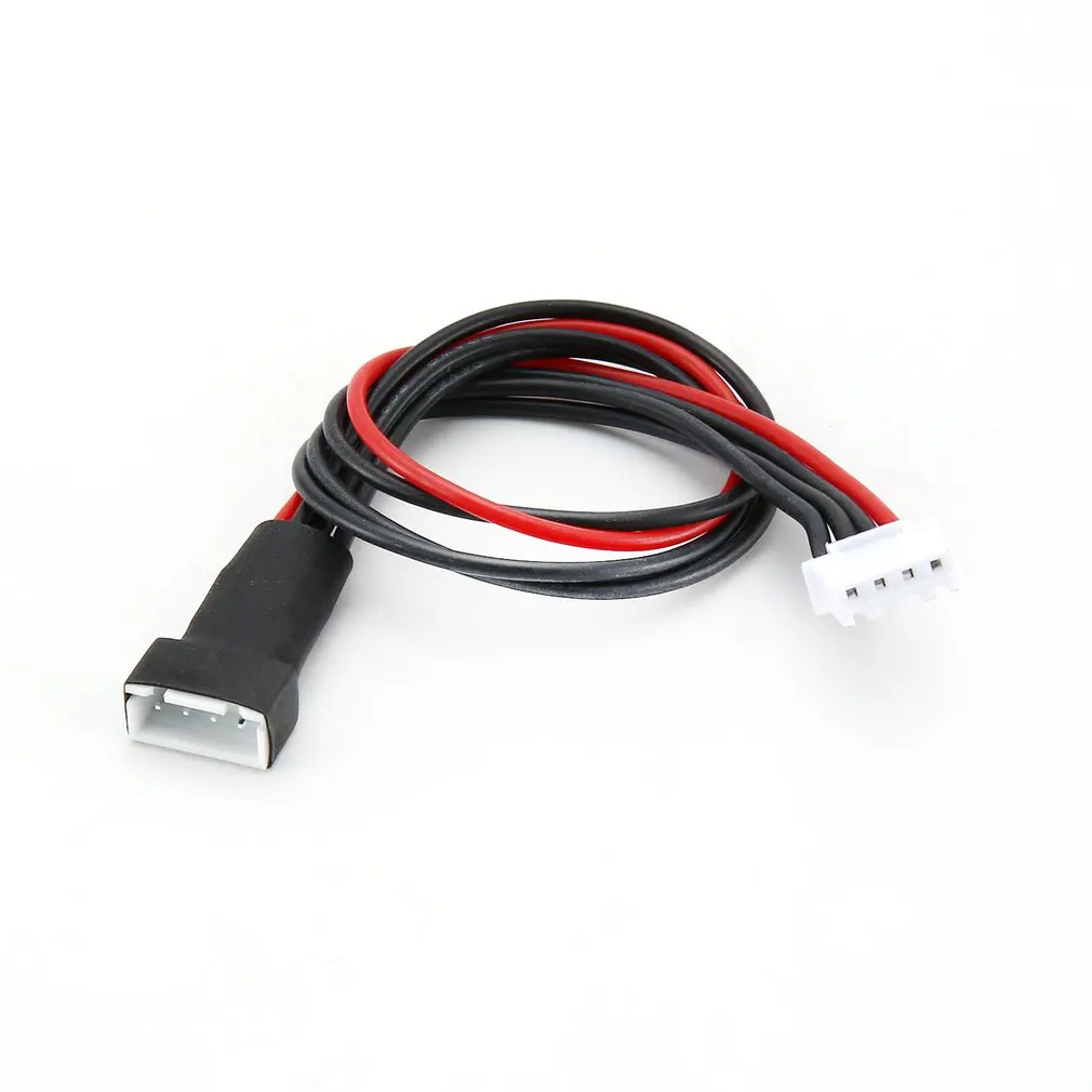 3S удлинитель зарядный кабель 22AWG силиконовый Lipo Баланс провода линия Мужской Женский кабель для RC батареи B6 адаптация - Цвет: Черный
