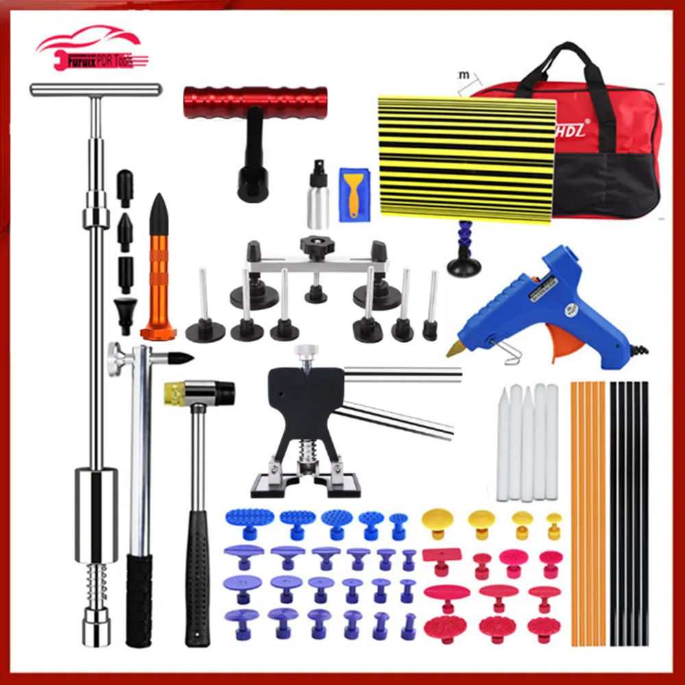 

OUTILS А MAIN SANS PEINTURE DENT RЙPARATION EXTRACTEUR LIFTER PDR OUTILS T BARRE MARTEAU ENLИVEMENT COLLE KIT