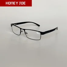 Vintage Metal Frame Reading Glasses for Men Women Non Spherical 12 Layers Coated Lenses Business Hyperopia Prescription Eyewear