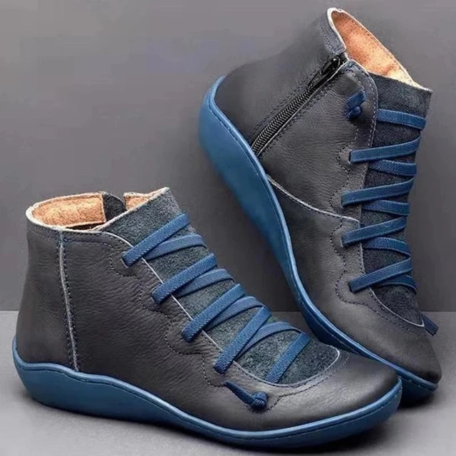 Dropship Boots 2019 Autumn Winter Retro Punk Women Boots Fashion Genuine Leather Ankle Boots Zapatos De Mujer Wram Botas Mujer tanie i dobre opinie SHUJIN Rome Solid Flat with Basic Round Toe Spring Autumn Rubber Flat (≤1cm) 0-3cm Slip-On Fits smaller than usual Please check this store s sizing info Dropship Boots 2019 Autumn Winter Retro Punk Women Boots Fashion Genuine Leather Ankle Boots Zapatos De Mujer Wram Botas Mujer tanie i dobre opinie SHUJIN Rome Solid Flat with Basic Round Toe Spring Autumn Rubber Flat (≤1cm) 0-3cm Slip-On Fits smaller than usual Please check this store s sizing info