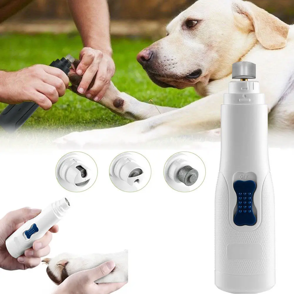 

Professional Pet Dog Cat Nail Trimmer Grooming Tool Grinder Electric Clipper Kit