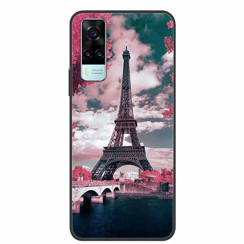 Cute Cartoon Shockproof Soft Silicone TPU Back Cover - Enhanced Protection and Style