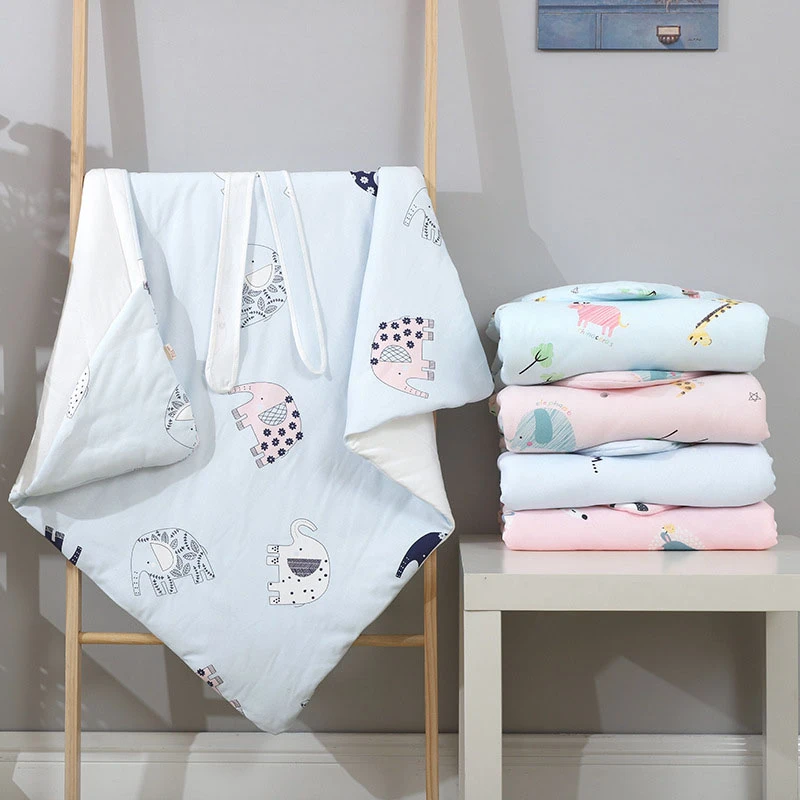 baby hooded wrap blanket