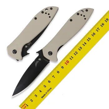 

CQC-4K 6054BLK folding knife 8CR13MOV blade G10 handle outdoor camping hunting fishing utility pocket fruit knives EDC tools