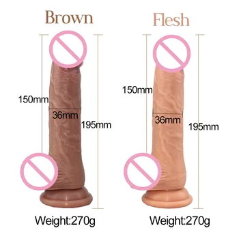 Big Dildo Erotic Soft falimitator for Anal Dildos Realistic Penis With Suction Cup Dick Toy for Adult Orgasm Sex Toys for Woman 3