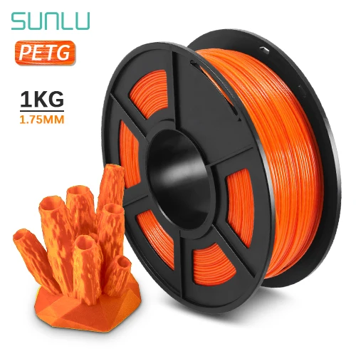 SUNLU PETG Filament 3D Printer Filament 1 75mm 1KG 2 2LBS with Spool roll solid 3d