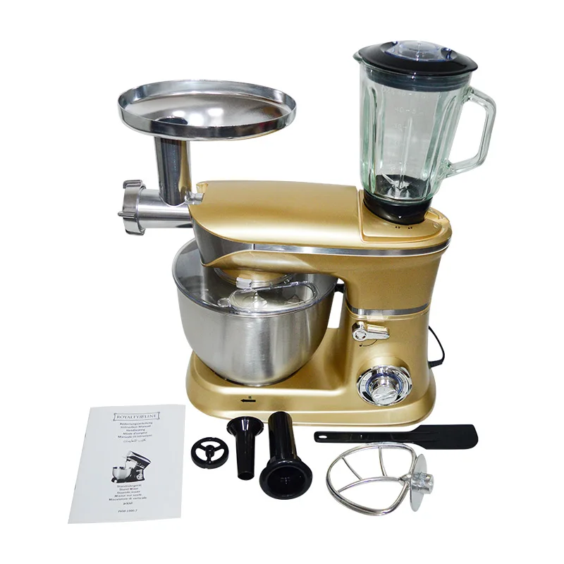 Multi-functional Stand Mixer Planetary Mixer Electric Egg Beater Automatic Blender Kneading Dough Chef Machine