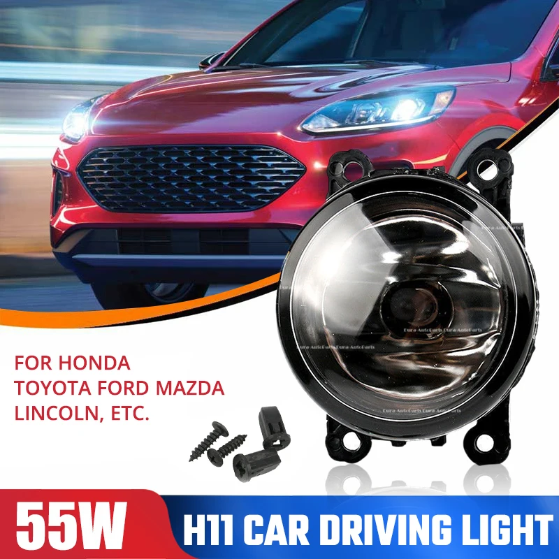 

Vehemo 55W Driving Light Headlight DRL Fog Lamp Lighting Auto Car Light for Illumination Lamps Fog/Driving Lights