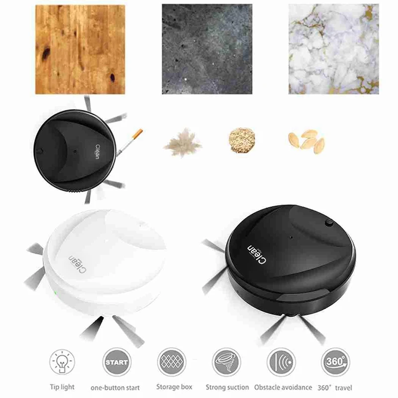 Multifunctional Smart Floor Cleaner,3-In-1 Auto Rechargeable Smart Sweeping Robot Dry Wet Sweeping Vacuum Cleaner