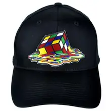 Печатные плавления Стразы «Кубик Рубика» шляпа, бейсбольная кепка альтернативные Флэша Шелдона Купера