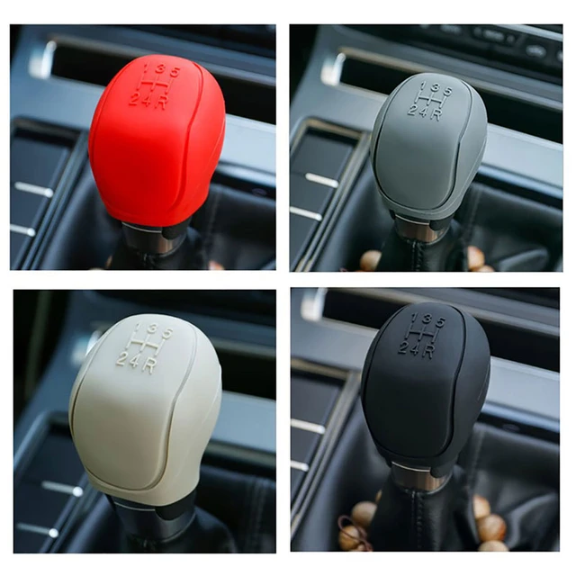 Silicone Gear Shift Knob Cover Gear Shift Non Slip Grip Handle Case  Automobiles Gear Shift Collars Car Accessories Interior - AliExpress