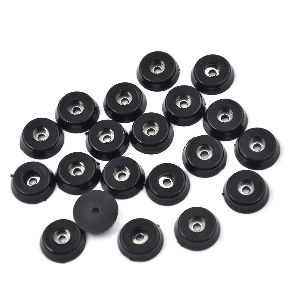 20pcs Rubber Table Chair Leg Pads Floor Protector Furniture Feet Non-slip 18x15x5mm |