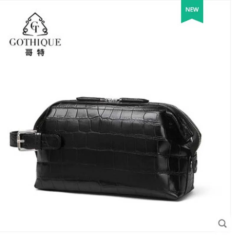 crocodile clutch bag