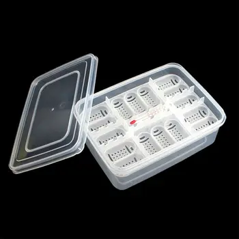 

16 Grid Reptile Egg Tray Snake Lizard Egg Hatching Incubator Box Gecko Dedicated Hatcher Device Tortoise Turtle Incubator C42