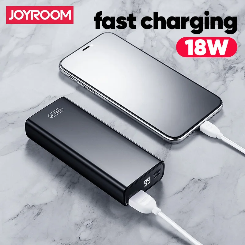 Joyroom 18W Power Bank PD QC 3.0 Quick Charge Powerbank 10000mAh Bateria Portatil Batterie Externe Portable Charger Externa