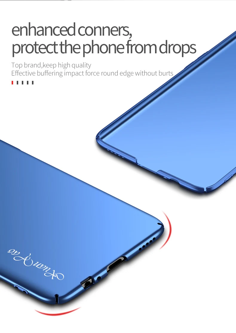 OnePlus 6 6T Case XUANYAO Fashion Slim Frosted Cover For OnePlus 6 6T Case Cover Matte Hard Protection Back Cover One Plus 6T 6 (11)